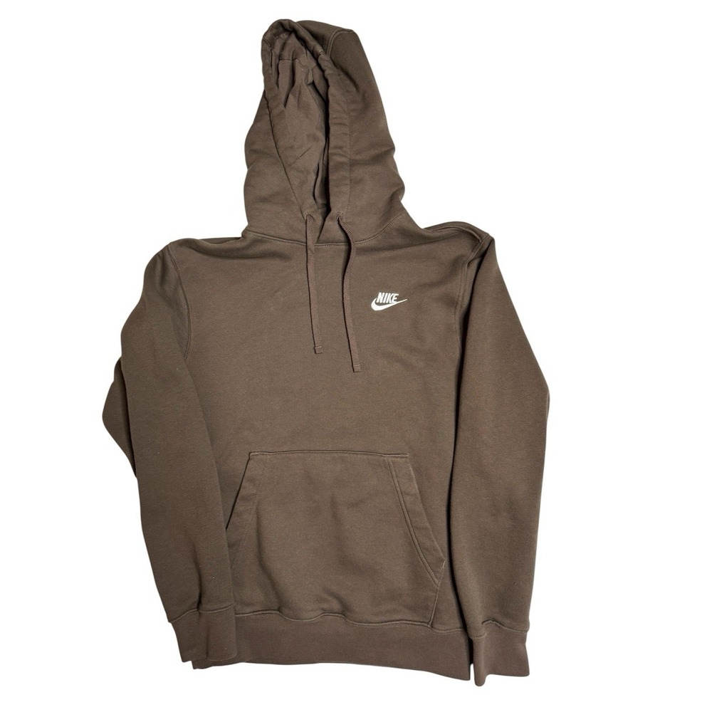 Women's NIKE Brown Hoodie Sz XS Kangaroo Pocket